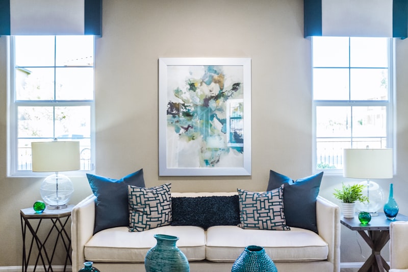 One-bed apartment living area